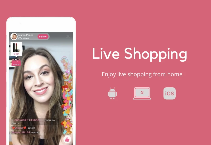 vShopping White-label Live Shopping App