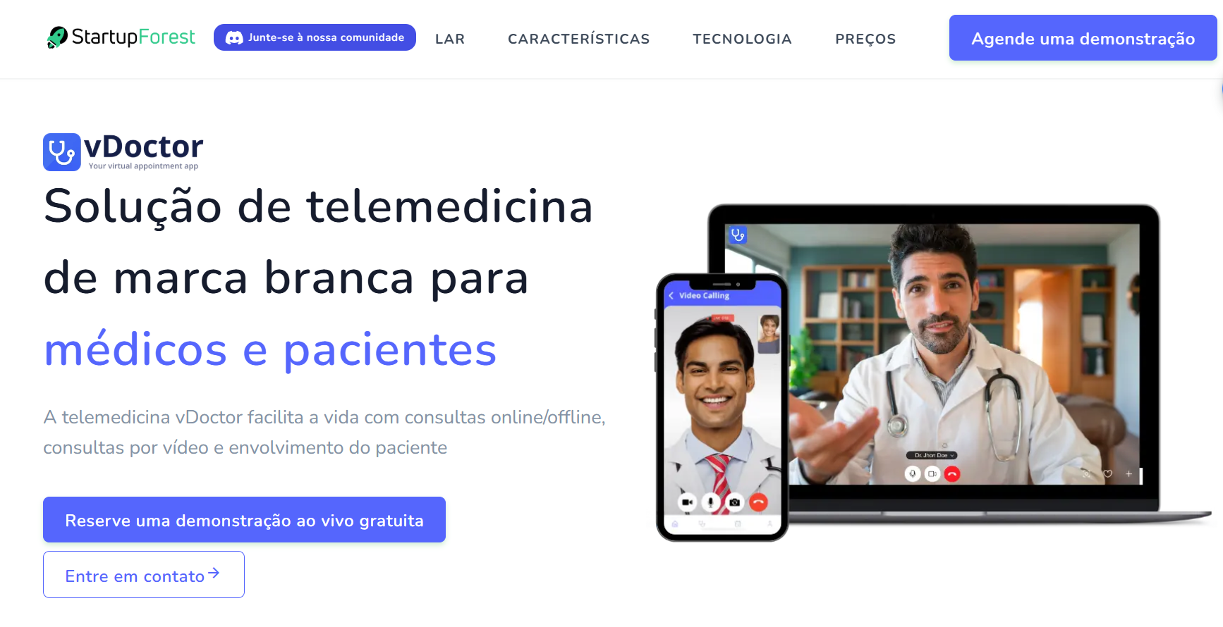 vDoctor Best White-Label Telemedicine Platform